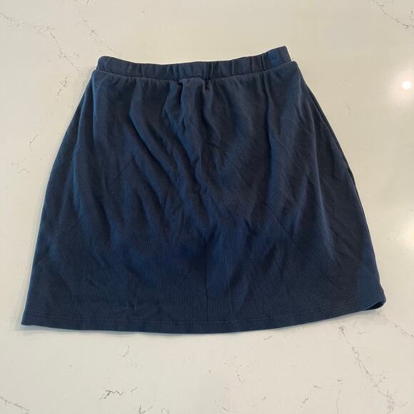 Sundry Ribbed Skort Skirt Navy Size Small - Picture 4 of 9